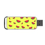 Watermelon Pattern Wallpaper Portable USB Flash (Two Sides) Back