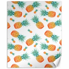 Pineapple Background Pattern Fruit Canvas 16  x 20 