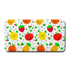 Pattern Fruit Fruits Orange Green Medium Bar Mats