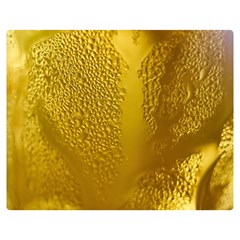 Beer Drink Glass Yellow Cup Bar Double Sided Flano Blanket (medium)  by Wegoenart