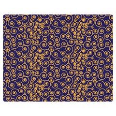 Spiral Pattern Texture Fractal Double Sided Flano Blanket (medium) 