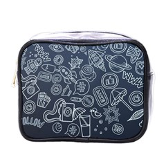 Internet Planet Drink Computer Mini Toiletries Bag (one Side) by Wegoenart