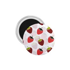 Strawberry Pattern Background 1 75  Magnets by Wegoenart