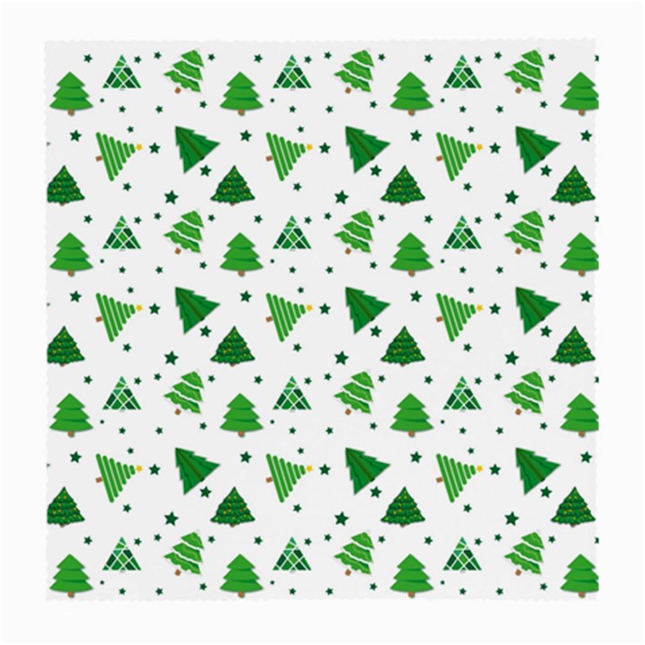 Christmas Tree Pattern Design Medium Glasses Cloth (2 Sides)