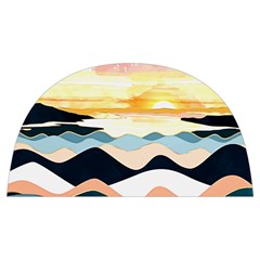 Sea Waves Wave Painting Ocean Water Anti Scalding Pot Cap by Wegoenart