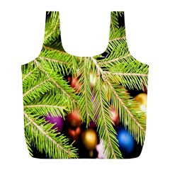 Christmas Candy 2 Full Print Recycle Bag (l) by artworkshop