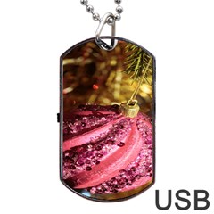 Christmas Decoration 4 Dog Tag Usb Flash (one Side) by artworkshop