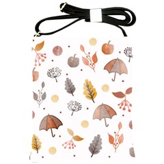 Autumn Leaf Leaves Nature Art Boho Background Shoulder Sling Bag