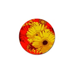 Flower Daisies Bloom Blossom Golf Ball Marker (10 Pack)