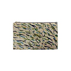 Abstract Pattern Freestyle Painting Cosmetic Bag (small) by Wegoenart