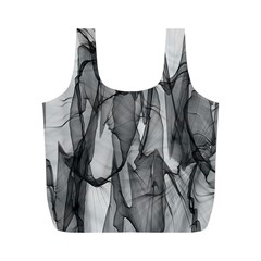 Abstract-black White (1) Full Print Recycle Bag (m) by nateshop