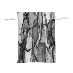 Abstract-black White (1) Lightweight Drawstring Pouch (l) by nateshop