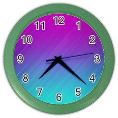 Background-16 Color Wall Clock by nateshop