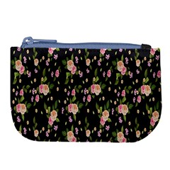 Background-roses Large Coin Purse by nateshop