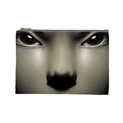 Close Up Portrait Asian Woman Close Up Portrait Asian Woman Cosmetic Bag (large) by dflcprintsclothing