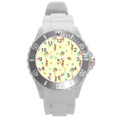 Bear 2 Round Plastic Sport Watch (l) by nateshop