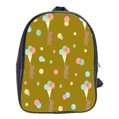 Bear 3 School Bag (large) by nateshop