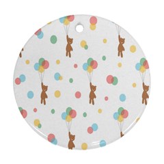 Bear Ornament (Round)