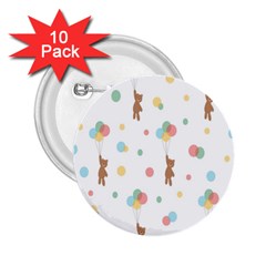 Bear 2 25  Buttons (10 Pack)  by nateshop