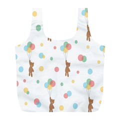 Bear Full Print Recycle Bag (l) by nateshop