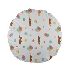 Bear Standard 15  Premium Flano Round Cushions