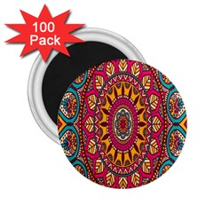 Buddhist Mandala 2 25  Magnets (100 Pack)  by nateshop