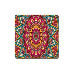 Buddhist Mandala Square Magnet by nateshop