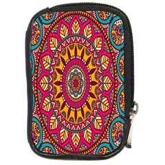 Buddhist Mandala Compact Camera Leather Case by nateshop