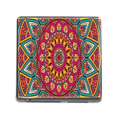 Buddhist Mandala Memory Card Reader (square 5 Slot) by nateshop