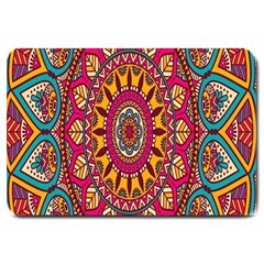 Buddhist Mandala Large Doormat  by nateshop