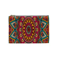 Buddhist Mandala Cosmetic Bag (medium) by nateshop