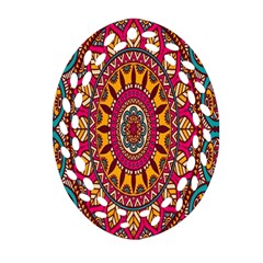 Buddhist Mandala Ornament (oval Filigree) by nateshop