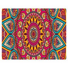 Buddhist Mandala Double Sided Flano Blanket (medium)  by nateshop