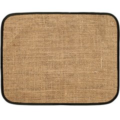 Burlap Texture Fleece Blanket (mini)