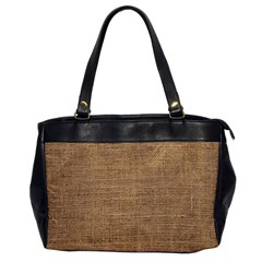 Burlap Texture Oversize Office Handbag by nateshop