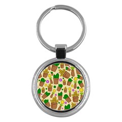 Cactus Key Chain (round) by nateshop