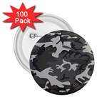 Camouflage 2.25  Buttons (100 pack)  Front