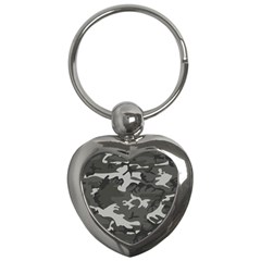 Camouflage Key Chain (heart)