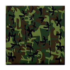 Camouflage-1 Tile Coaster