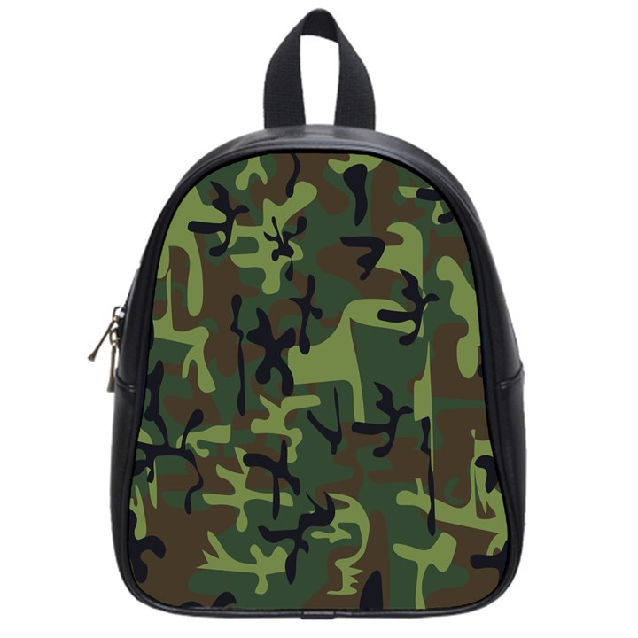 Camouflage-1 School Bag (Small)