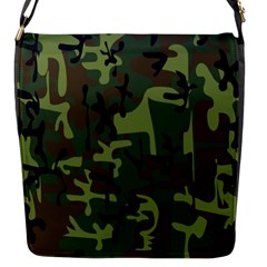 Camouflage-1 Flap Closure Messenger Bag (s) by nateshop