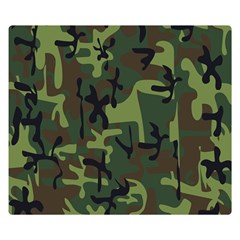 Camouflage-1 Double Sided Flano Blanket (small)  by nateshop