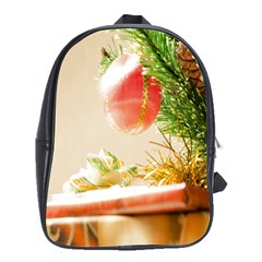 Christmas Decoration 11 School Bag (large)