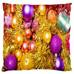 Christmas Decoration Ball 2 Large Flano Cushion Case (two Sides) by artworkshop