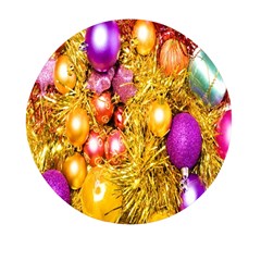 Christmas Decoration Ball 2 Mini Round Pill Box by artworkshop