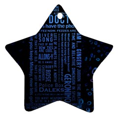 The Doctor Tardis Ornament (star) by danenraven