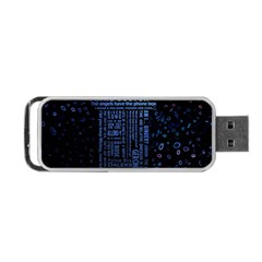 The Doctor Tardis Portable Usb Flash (two Sides) by danenraven