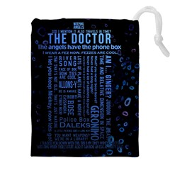 The Doctor Tardis Drawstring Pouch (5xl) by danenraven