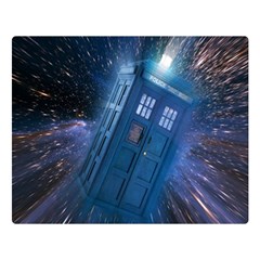 Doctor Who Tardis Double Sided Flano Blanket (large)  by danenraven