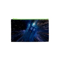 Doctor Who Tardis Cosmetic Bag (xs) by danenraven